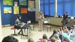 Koncert w Szkole Podstawowej nr 2 w Miechowie